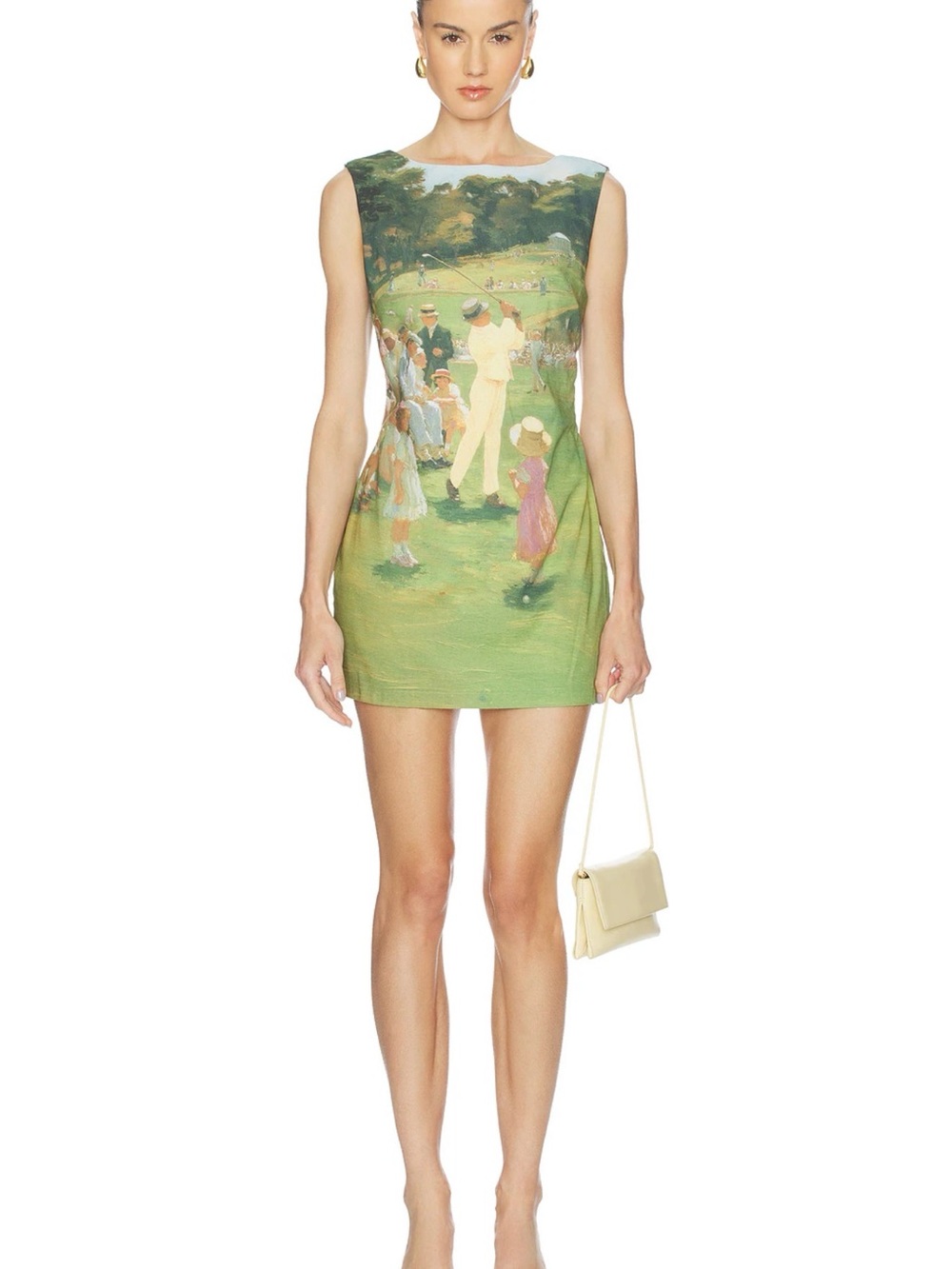 Augusta Linen Dress in Sunday NWT